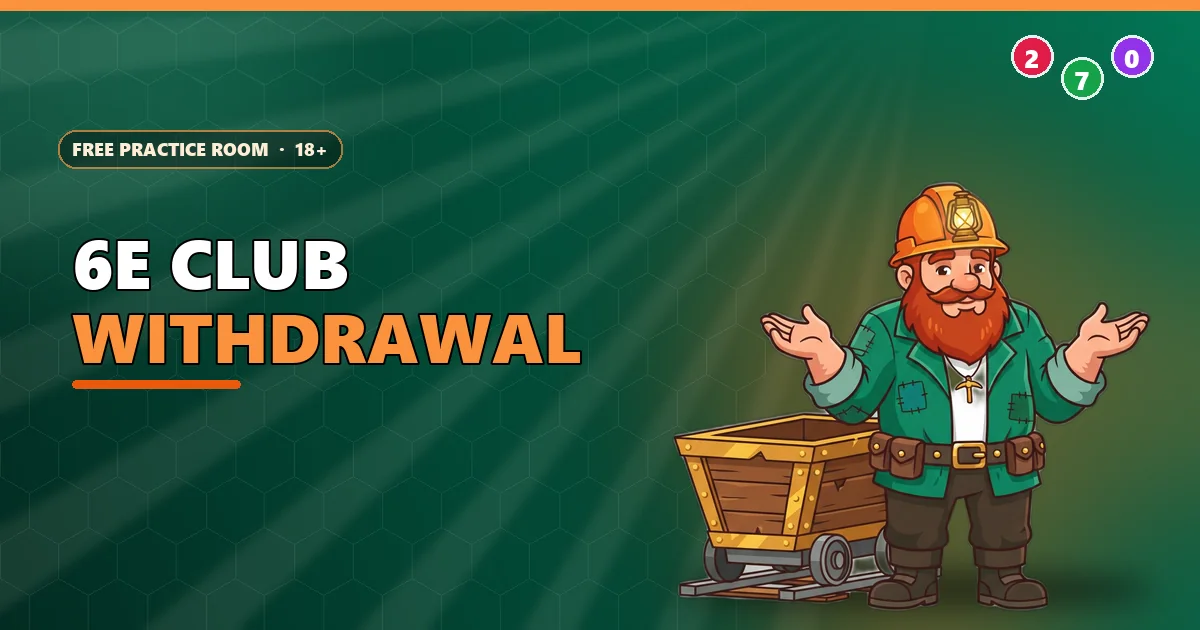 Miner dwarf beside an empty mine cart for the 6E Club withdrawal guide